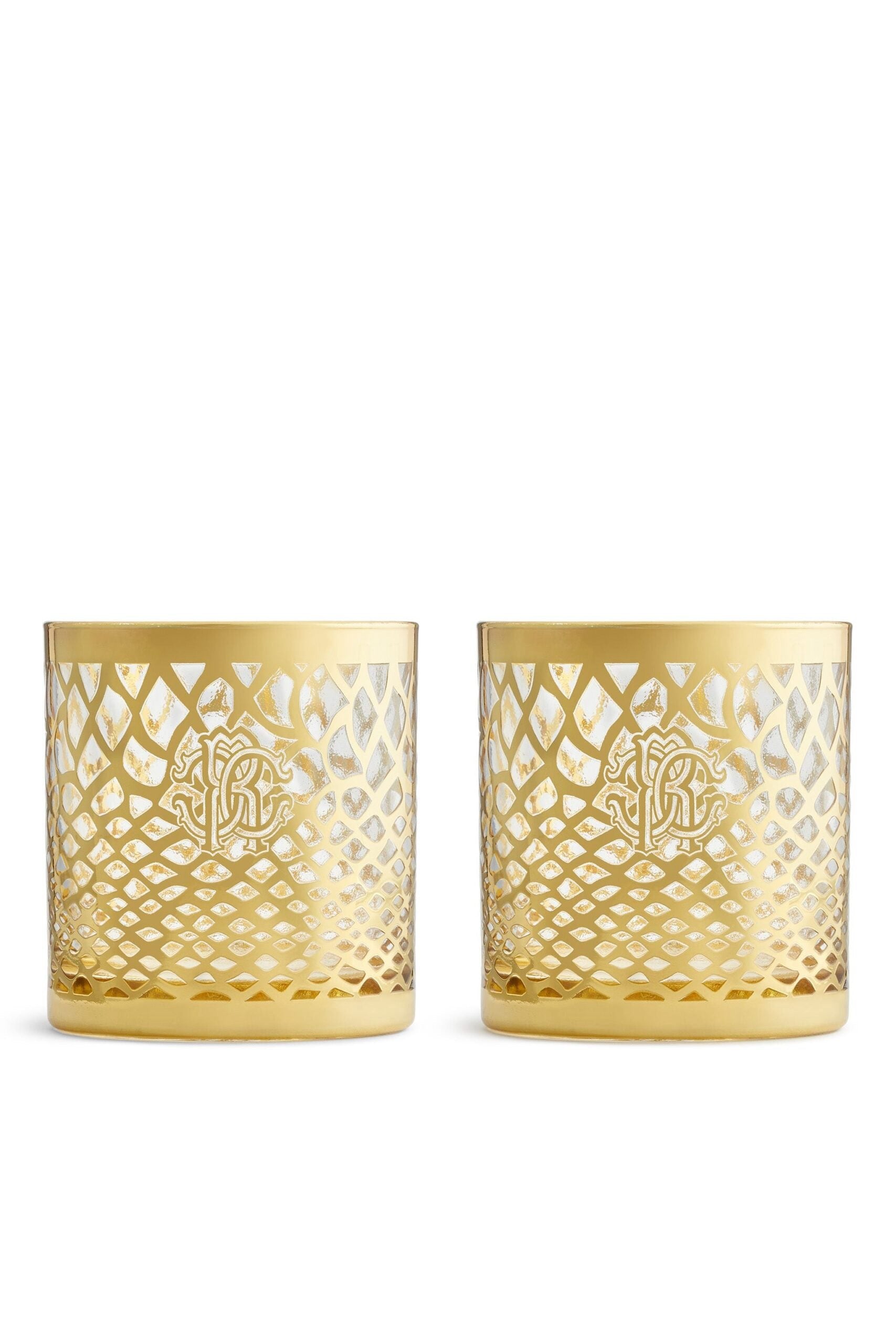 ROBERTO CAVALLI - BICCHIERE OLD FASHION / OLD FASHION GLASS ** - SET 2 PZ